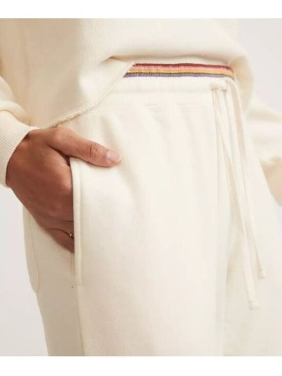 Marie Layer Pants - Marine Layer Women's Anytime Wide Leg Sweatpants Medium Off White MSRP$88